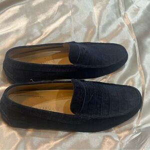 Giorgio Armani Black Loafers Slip-Ons Classic